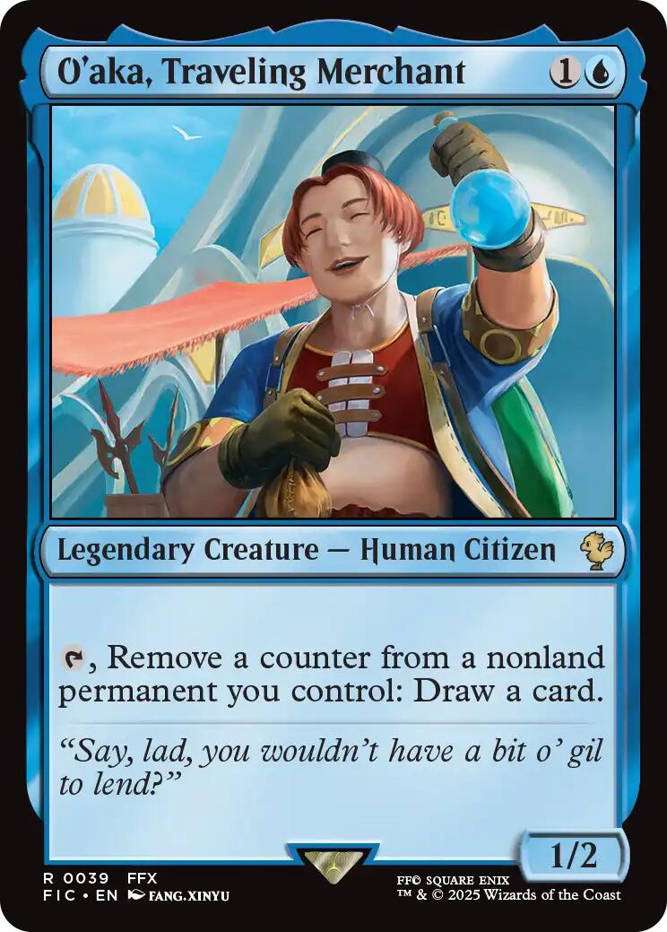 O'aka, Traveling Merchant (Surge Foil) [FINAL FANTASY Commander] | Gear Gaming Bentonville