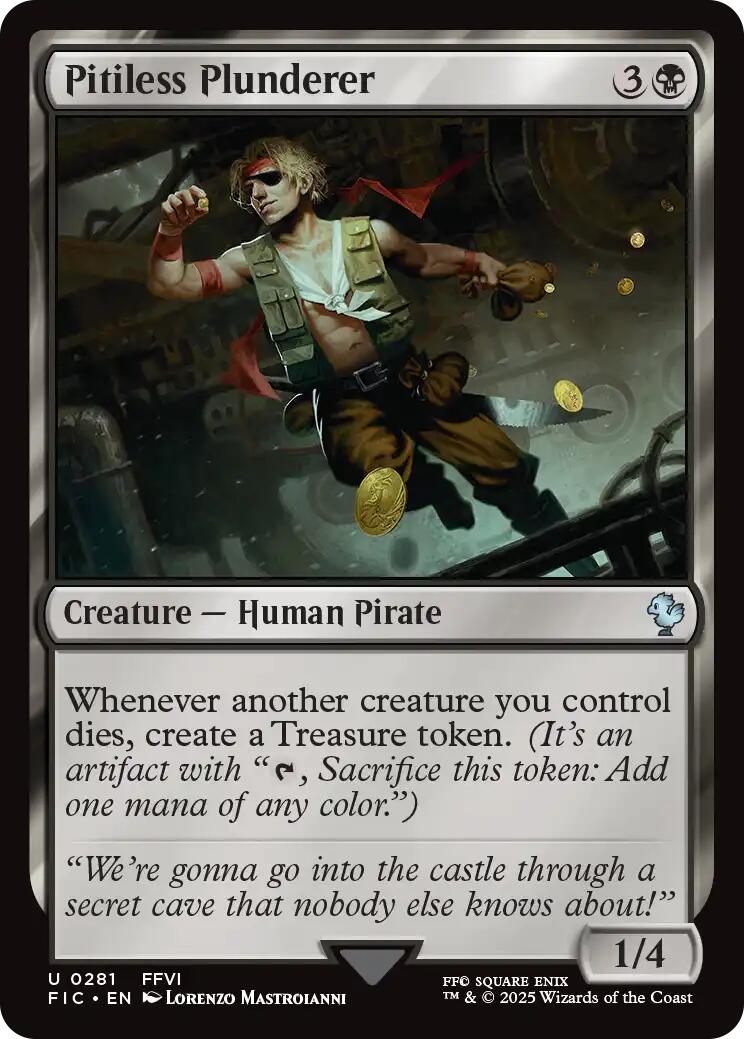 Pitiless Plunderer (Surge Foil) [FINAL FANTASY Commander] | Gear Gaming Bentonville