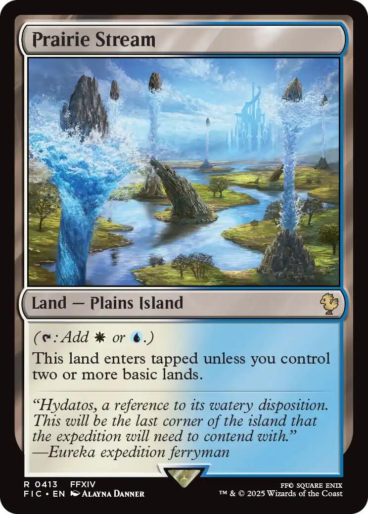 Prairie Stream (Surge Foil) [FINAL FANTASY Commander] | Gear Gaming Bentonville