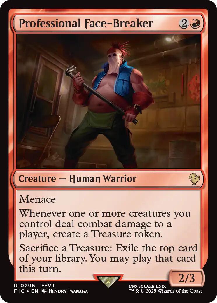 Professional Face-Breaker (Surge Foil) [FINAL FANTASY Commander] | Gear Gaming Bentonville