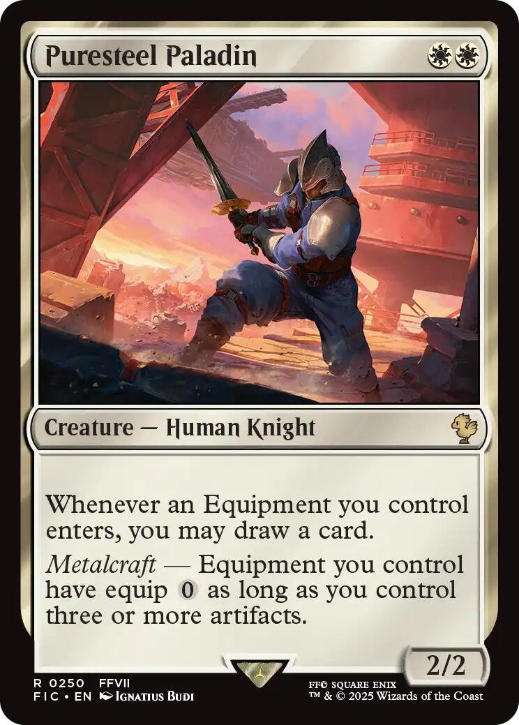 Puresteel Paladin (Surge Foil) [FINAL FANTASY Commander] | Gear Gaming Bentonville