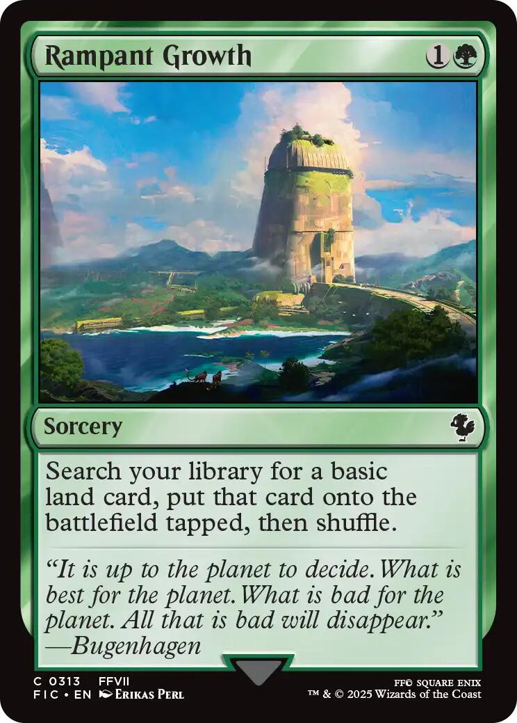 Rampant Growth (Surge Foil) [FINAL FANTASY Commander] | Gear Gaming Bentonville