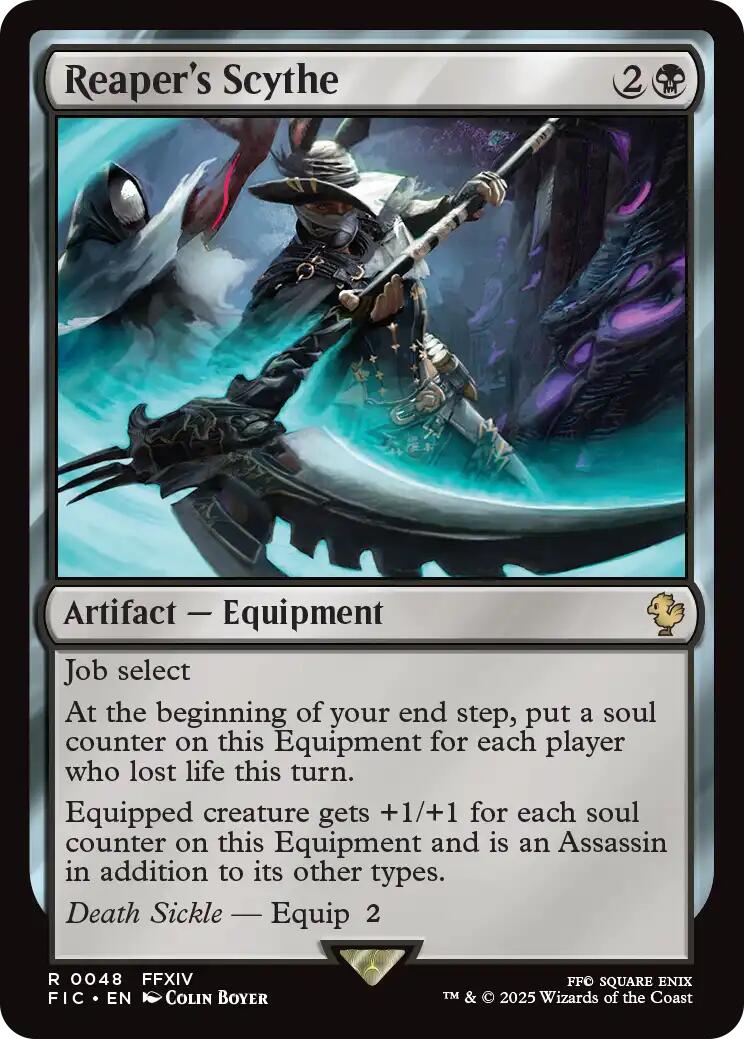 Reaper's Scythe (Surge Foil) [FINAL FANTASY Commander] | Gear Gaming Bentonville