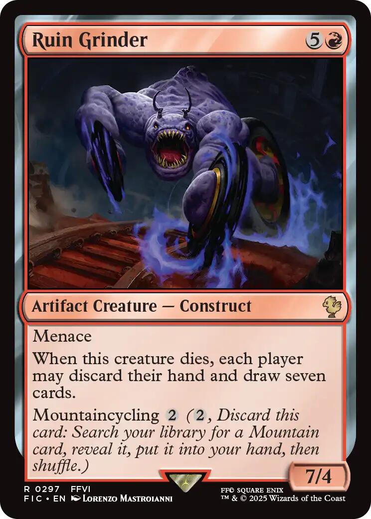 Ruin Grinder (Surge Foil) [FINAL FANTASY Commander] | Gear Gaming Bentonville