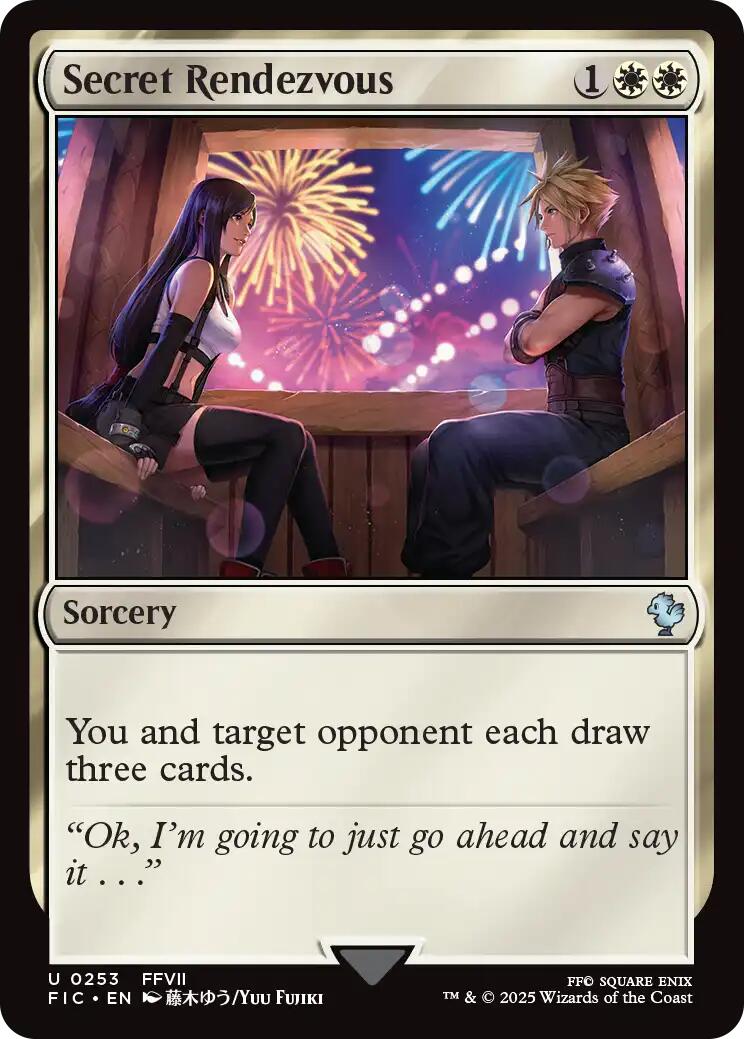 Secret Rendezvous (0253) (Surge Foil) [FINAL FANTASY Commander] | Gear Gaming Bentonville