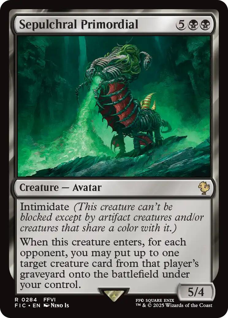 Sepulchral Primordial (Surge Foil) [FINAL FANTASY Commander] | Gear Gaming Bentonville