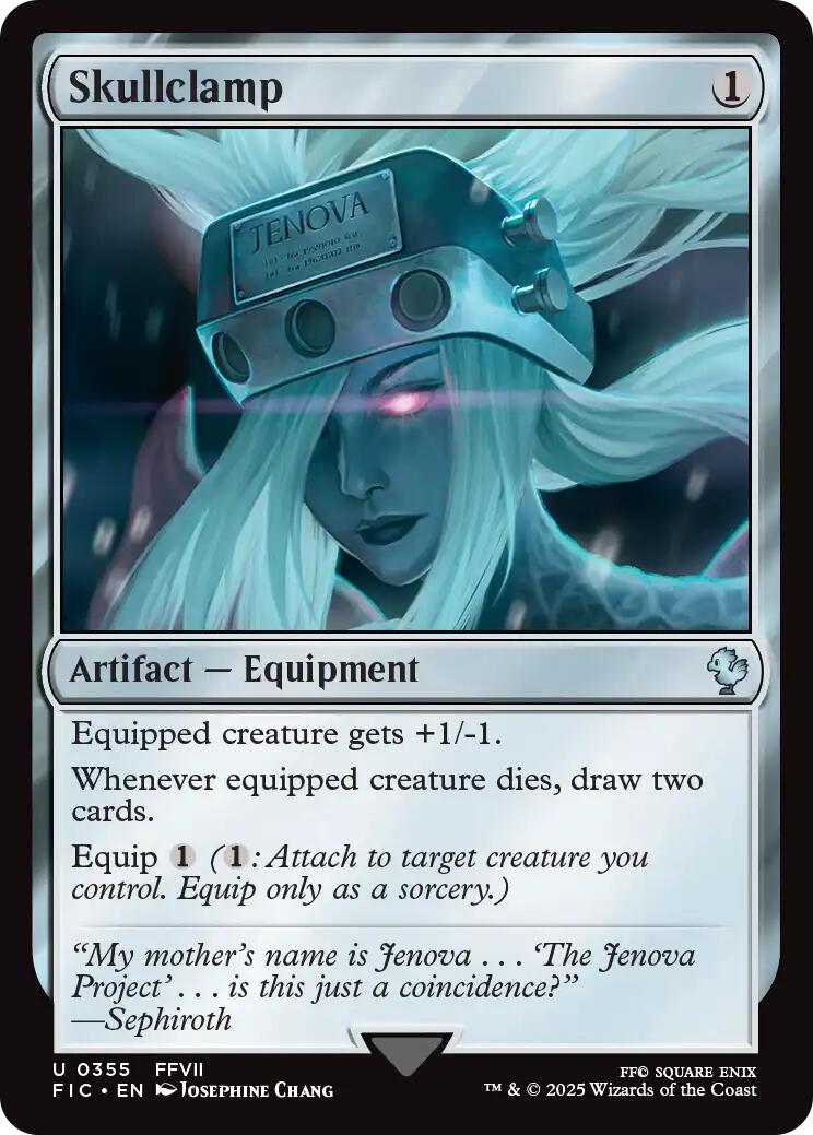 Skullclamp (Surge Foil) [FINAL FANTASY Commander] | Gear Gaming Bentonville
