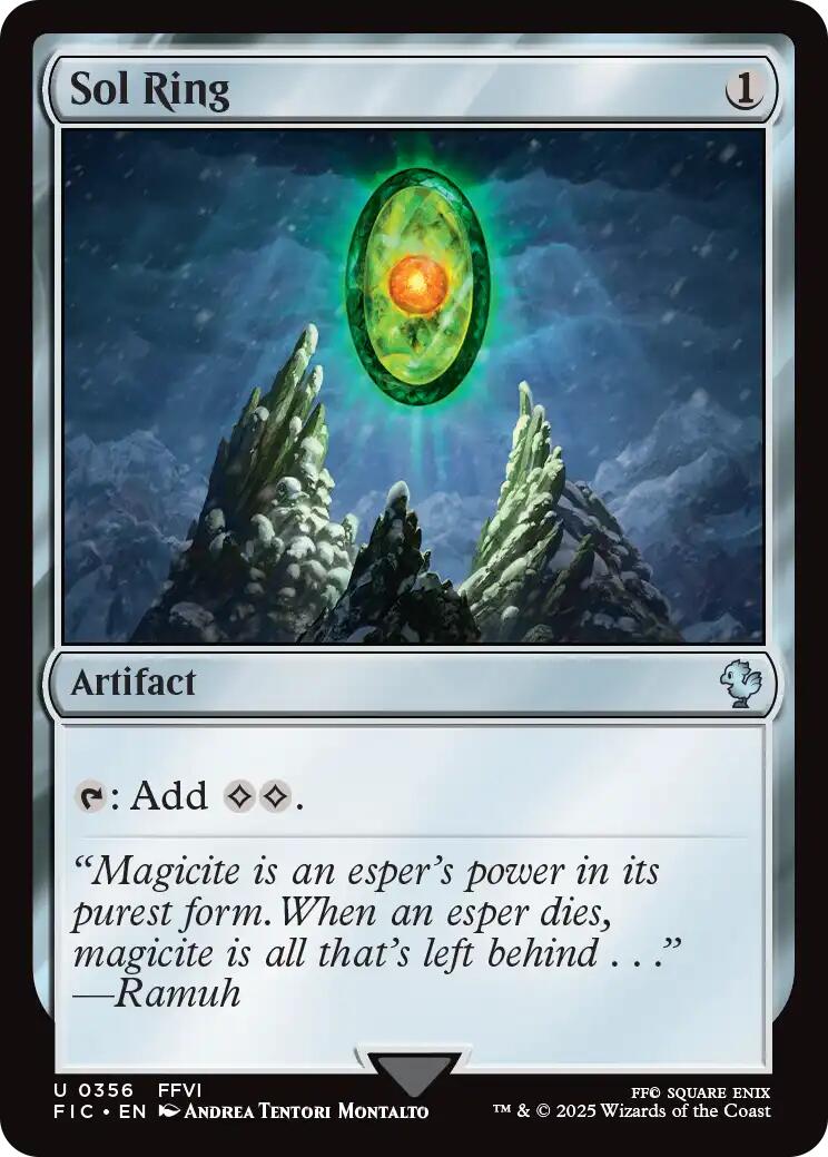Sol Ring (0356) (Surge Foil) [FINAL FANTASY Commander] | Gear Gaming Bentonville
