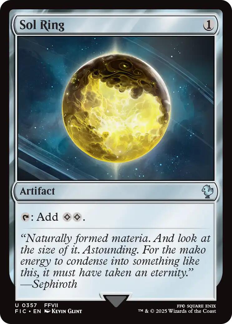 Sol Ring (0357) (Surge Foil) [FINAL FANTASY Commander] | Gear Gaming Bentonville