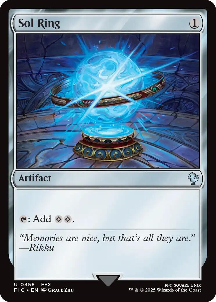Sol Ring (0358) (Surge Foil) [FINAL FANTASY Commander] | Gear Gaming Bentonville