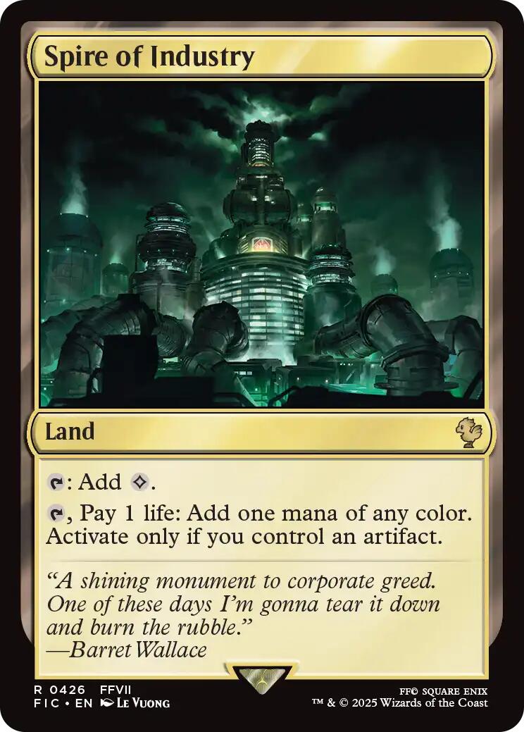Spire of Industry (Surge Foil) [FINAL FANTASY Commander] | Gear Gaming Bentonville