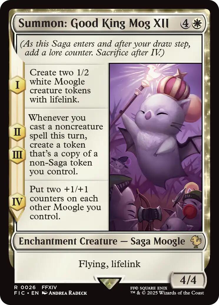 Summon: Good King Mog XII (Surge Foil) [FINAL FANTASY Commander] | Gear Gaming Bentonville