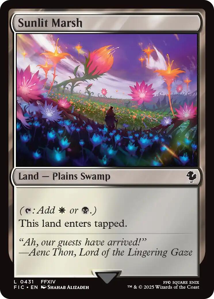 Sunlit Marsh (Surge Foil) [FINAL FANTASY Commander] | Gear Gaming Bentonville