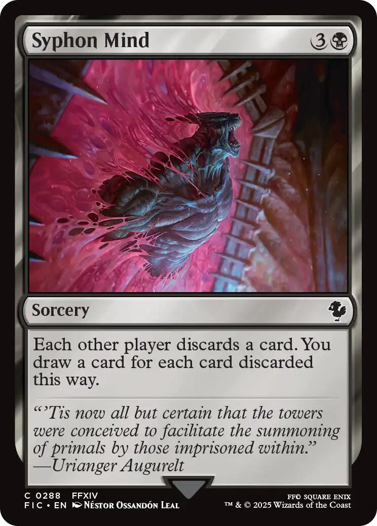Syphon Mind (Surge Foil) [FINAL FANTASY Commander] | Gear Gaming Bentonville