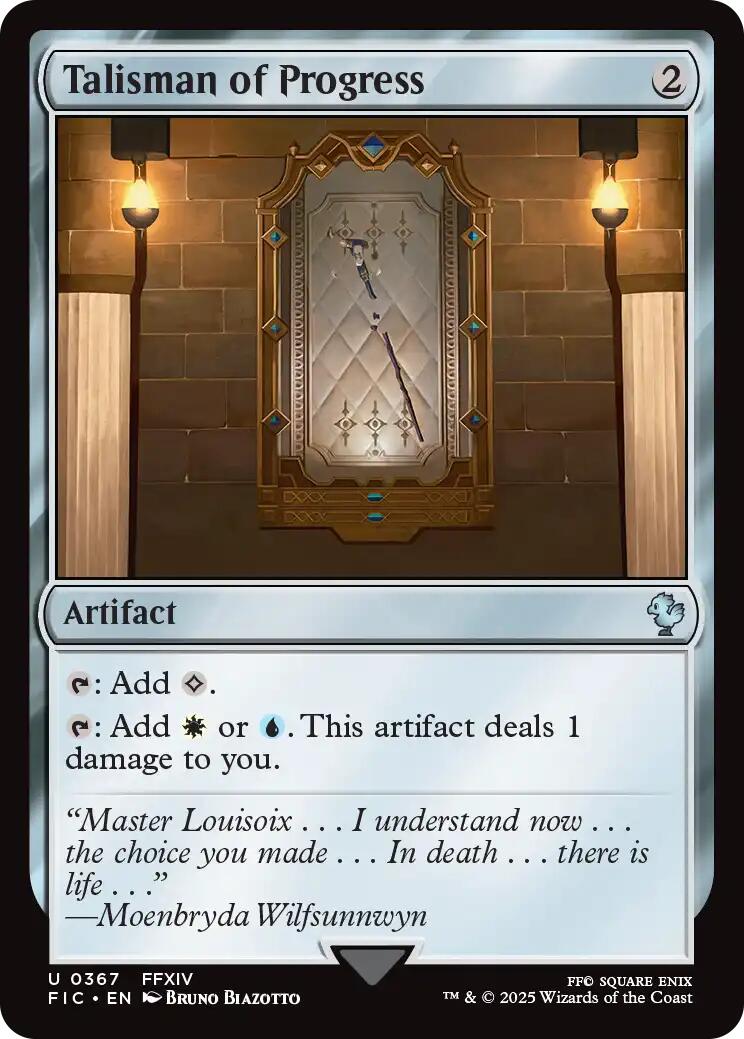 Talisman of Progress (Surge Foil) [FINAL FANTASY Commander] | Gear Gaming Bentonville