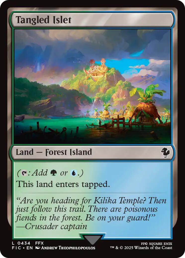 Tangled Islet (Surge Foil) [FINAL FANTASY Commander] | Gear Gaming Bentonville