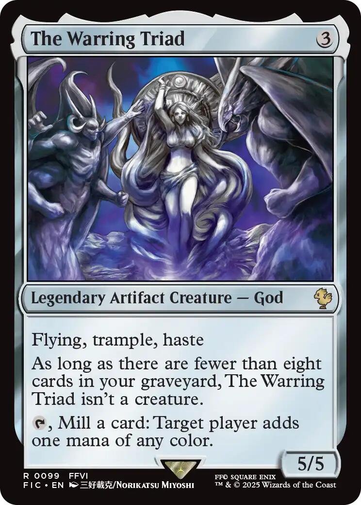 The Warring Triad (Surge Foil) [FINAL FANTASY Commander] | Gear Gaming Bentonville