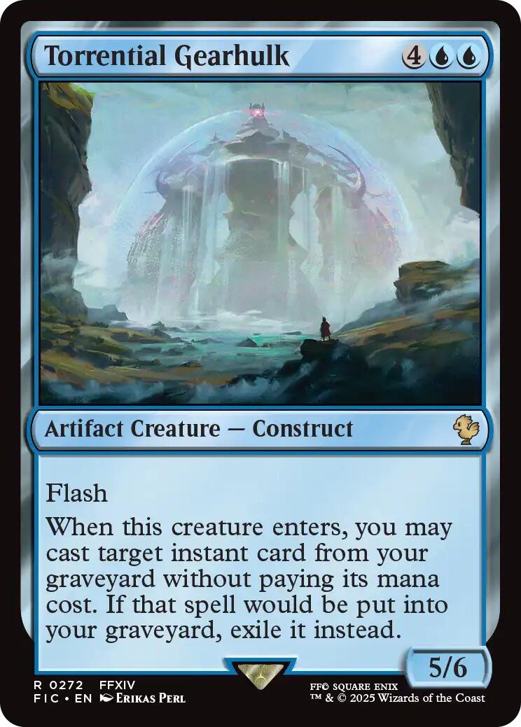 Torrential Gearhulk (Surge Foil) [FINAL FANTASY Commander] | Gear Gaming Bentonville