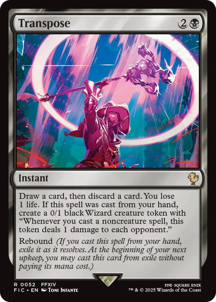 Transpose (Surge Foil) [FINAL FANTASY Commander] | Gear Gaming Bentonville