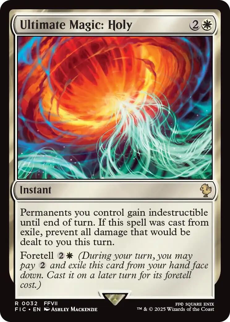 Ultimate Magic: Holy (Surge Foil) [FINAL FANTASY Commander] | Gear Gaming Bentonville