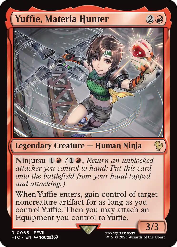Yuffie, Materia Hunter (Surge Foil) [FINAL FANTASY Commander] | Gear Gaming Bentonville