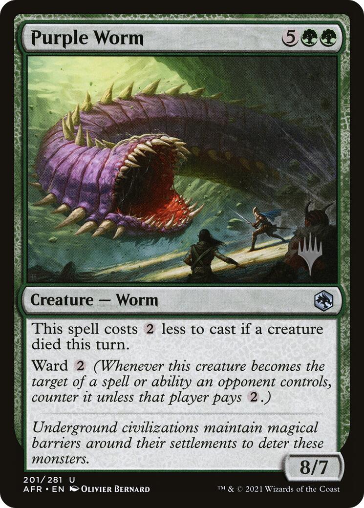 Purple Worm [Tarkir: Dragonstorm Promos] | Gear Gaming Bentonville
