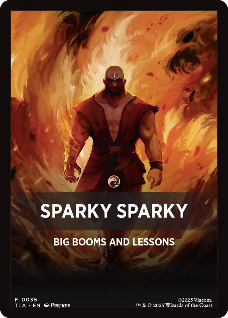Sparky Sparky Theme Card [Avatar: The Last Airbender Tokens] | Gear Gaming Bentonville