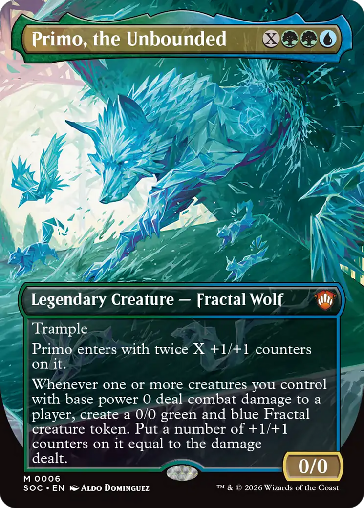 Primo, the Unbounded (Borderless) [Secrets of Strixhaven Commander] | Gear Gaming Bentonville
