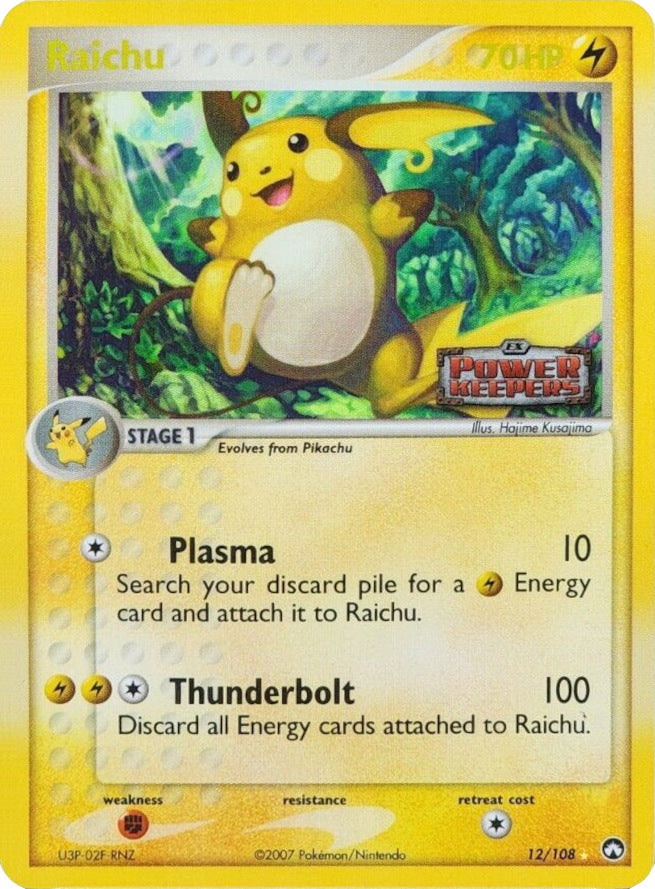 Raichu (12/108) (Stamped) [EX: Power Keepers] | Gear Gaming Bentonville