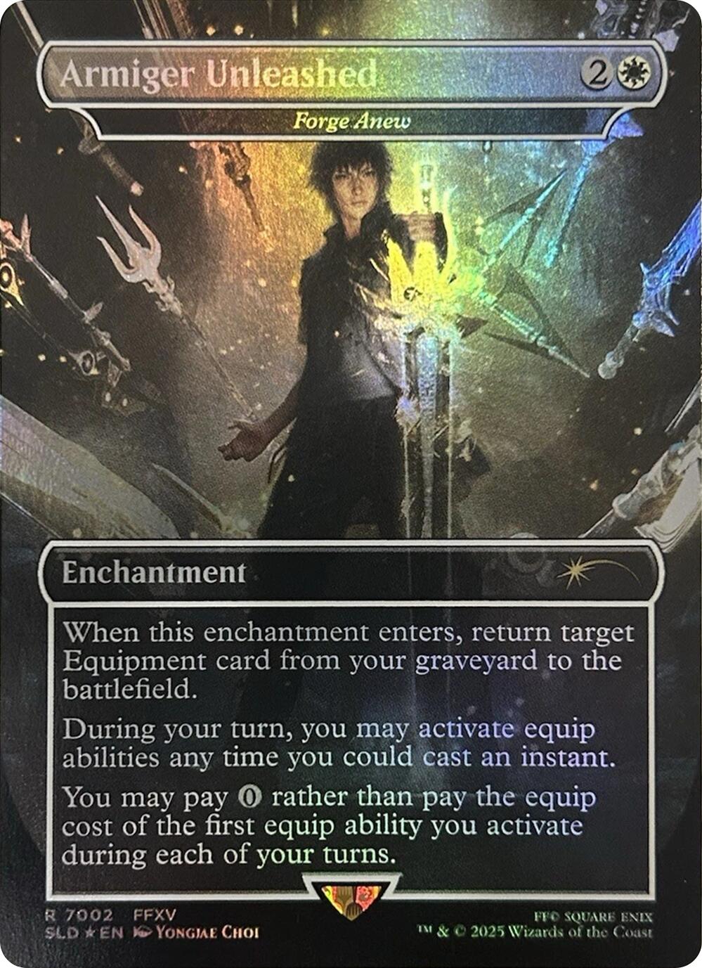 Armiger Unleashed - Forge Anew (Rainbow Foil) [Secret Lair Drop Series] | Gear Gaming Bentonville
