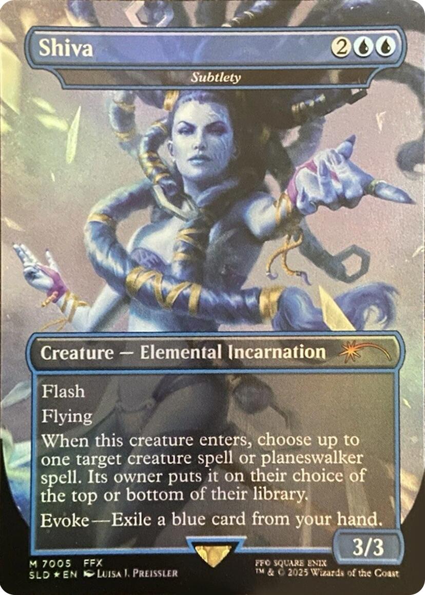 Shiva - Subtlety (Rainbow Foil) [Secret Lair Drop Series] | Gear Gaming Bentonville