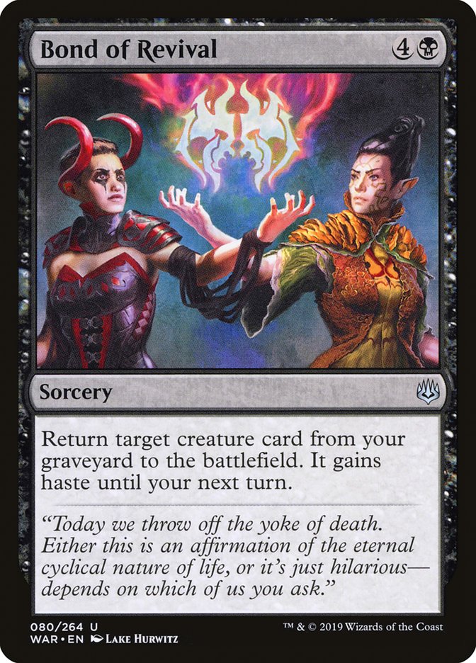 Bond of Revival [War of the Spark] | Gear Gaming Bentonville