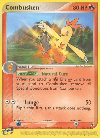 Combusken (28/109) [EX: Ruby & Sapphire] | Gear Gaming Bentonville