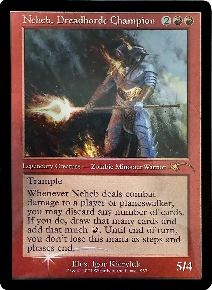 Neheb, Dreadhorde Champion (Retro Frame) [Secret Lair Drop Series] | Gear Gaming Bentonville