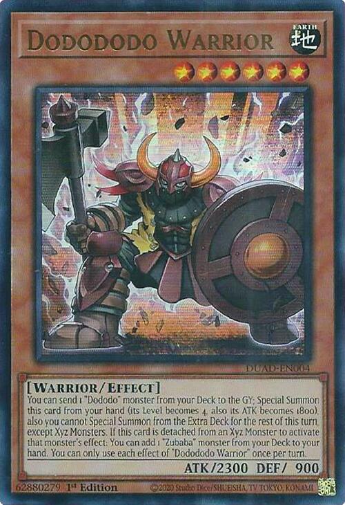 Dodododo Warrior [DUAD-EN004] Ultra Rare | Gear Gaming Bentonville