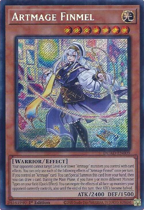 Artmage Finmel [DUAD-EN009] Secret Rare | Gear Gaming Bentonville