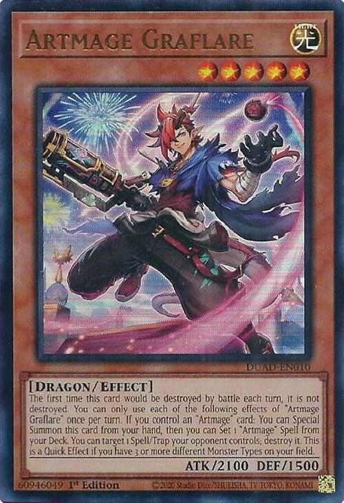 Artmage Graflare [DUAD-EN010] Ultra Rare | Gear Gaming Bentonville