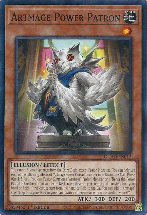 Artmage Power Patron [DUAD-EN012] Common | Gear Gaming Bentonville