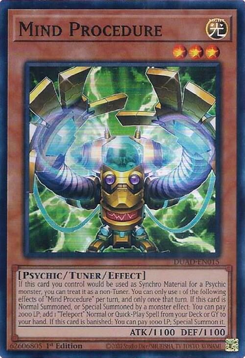 Mind Procedure [DUAD-EN015] Super Rare | Gear Gaming Bentonville