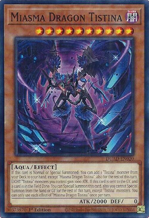 Miasma Dragon Tistina [DUAD-EN020] Common | Gear Gaming Bentonville