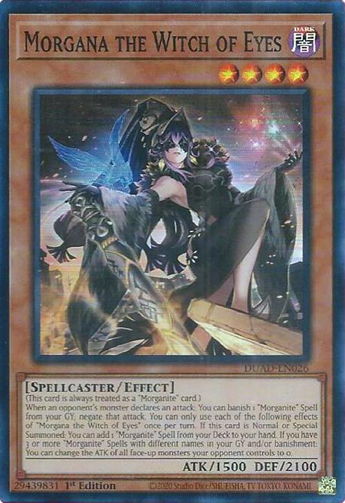 Morgana the Witch of Eyes [DUAD-EN026] Super Rare | Gear Gaming Bentonville