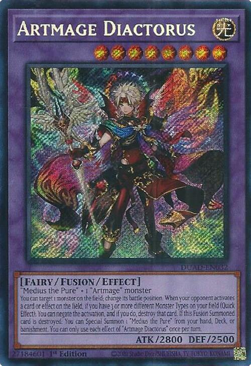 Artmage Diactorus [DUAD-EN032] Secret Rare | Gear Gaming Bentonville