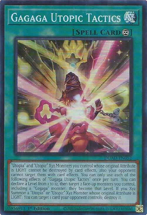 Gagaga Utopic Tactics [DUAD-EN052] Super Rare | Gear Gaming Bentonville