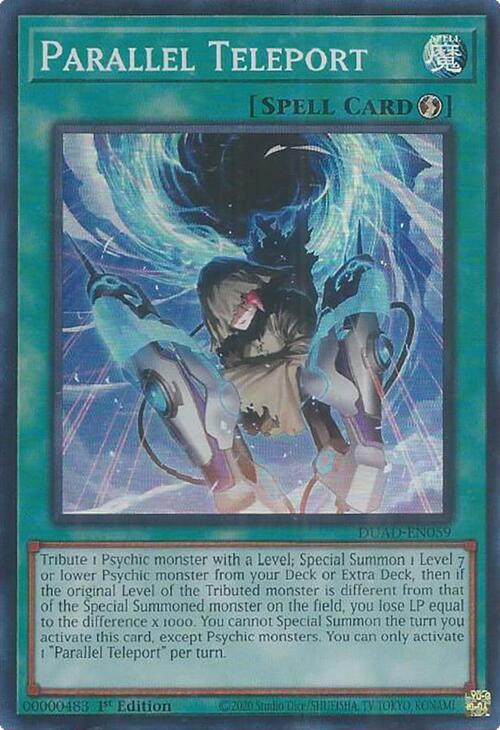 Parallel Teleport [DUAD-EN059] Super Rare | Gear Gaming Bentonville