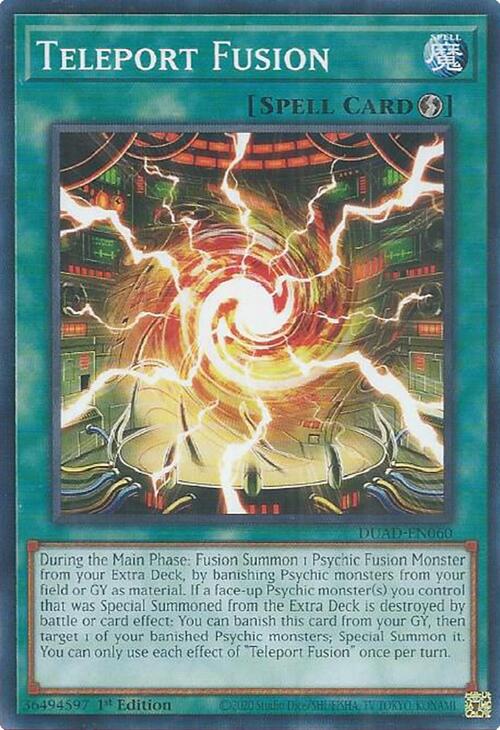 Teleport Fusion [DUAD-EN060] Common | Gear Gaming Bentonville