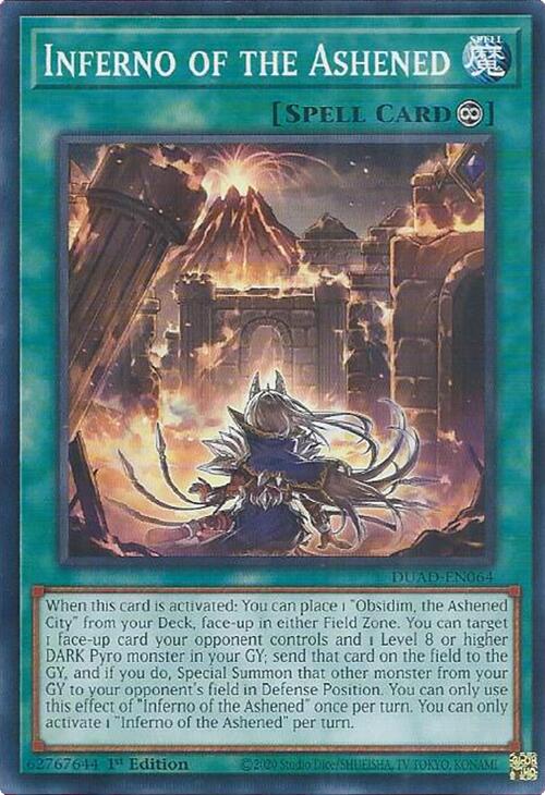 Inferno of the Ashened [DUAD-EN064] Common | Gear Gaming Bentonville