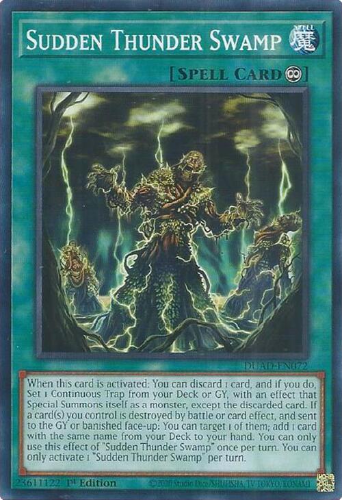 Sudden Thunder Swamp [DUAD-EN072] Common | Gear Gaming Bentonville