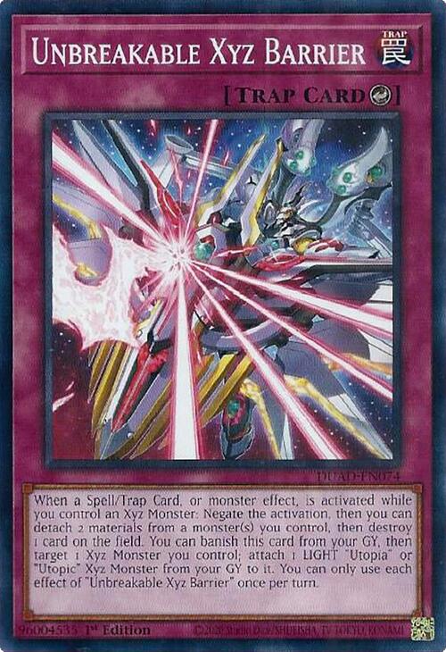 Unbreakable Xyz Barrier [DUAD-EN074] Common | Gear Gaming Bentonville