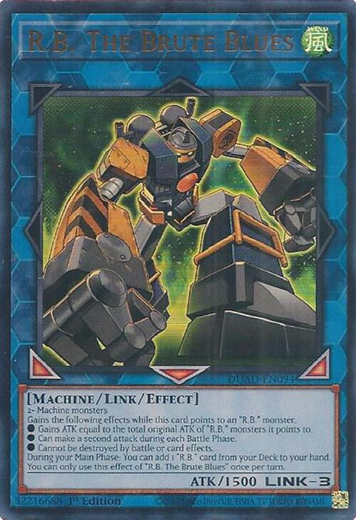 R.B. The Brute Blues [DUAD-EN094] Ultra Rare | Gear Gaming Bentonville