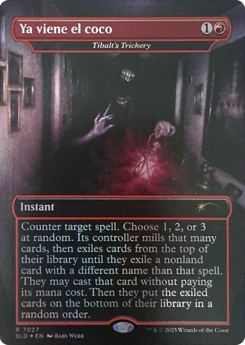 Ya viene el coco - Tibalt's Trickery (Rainbow Foil) [Secret Lair Drop Series] | Gear Gaming Bentonville